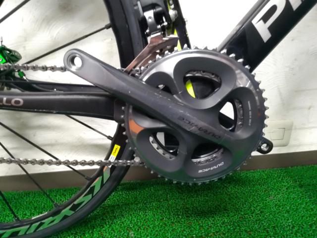1大特価PINARELLO DOGMA F8 DISK Carbon T1100 1K 2016モデル 700x26c 2x10s ロードバイク ブラック/イエロー サイズ53 参考168-178