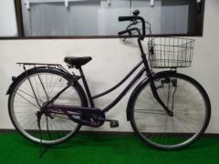 イオンバイク COCONUT 27×1-3/8インチ シングル シティサイクル パープル