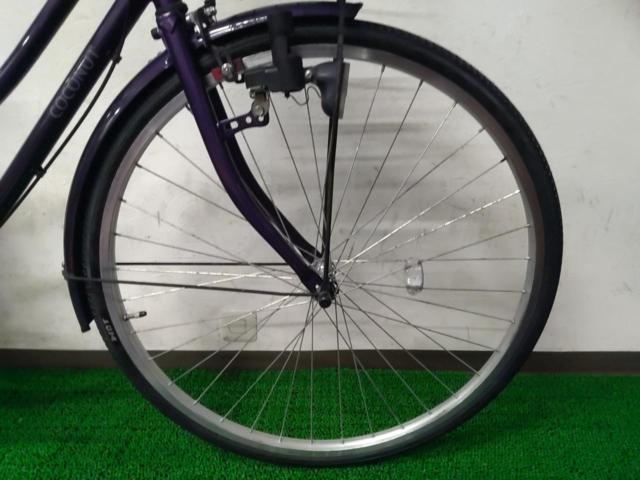イオンバイク COCONUT 27×1-3/8インチ シングル シティサイクル パープル