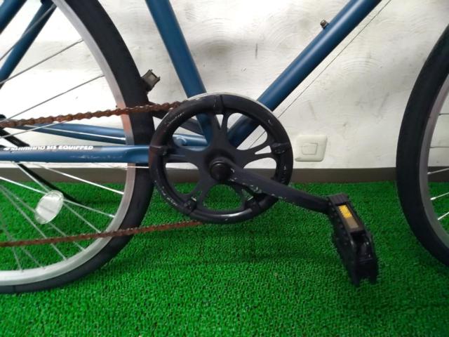 PROVROS P-701 26x1-3/8インチ 外装6段変速 クロスバイク/シティサイクル ダークグリーン※フロントホイールリム打ちによるリム曲がりあり
