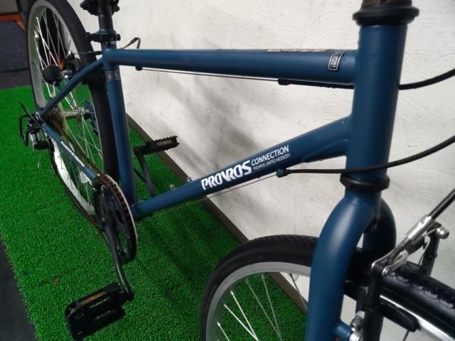 PROVROS P-701 26x1-3/8インチ 外装6段変速 クロスバイク/シティサイクル ダークグリーン※フロントホイールリム打ちによるリム曲がりあり