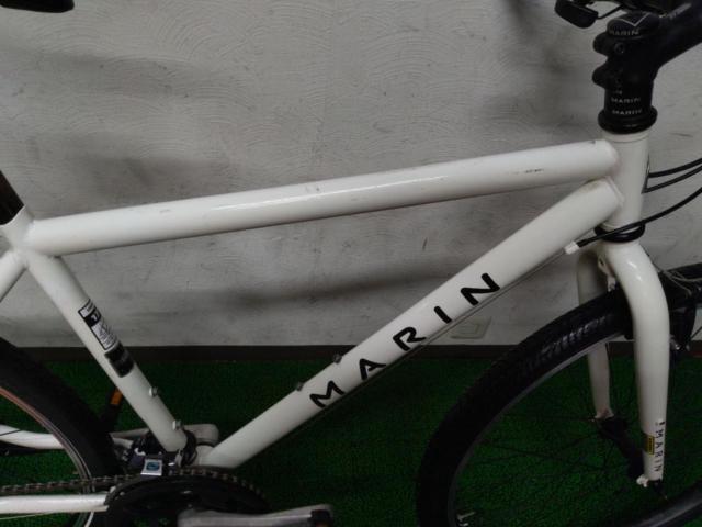 MARIN MUIRWOODS ALTUS組 2018年頃モデル 26×1.5インチ 3×8S クロモリクロスバイク ホワイト サイズ:43 参考サイズ:155-165cm