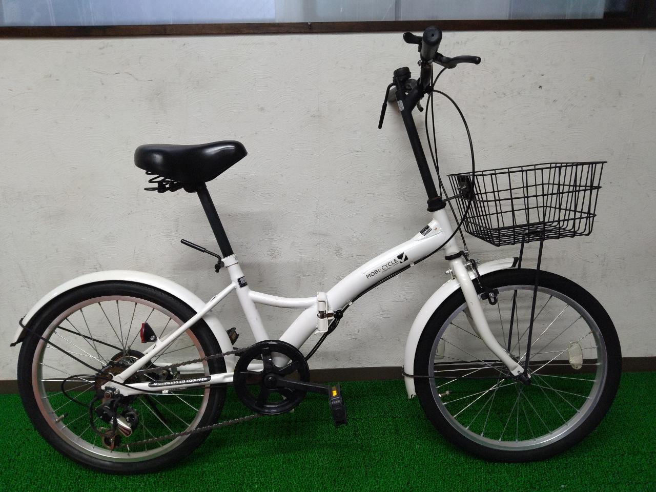 MOBIMAX MB-02 20インチ 外装6段変速 折りたたみ自転車 ホワイト 