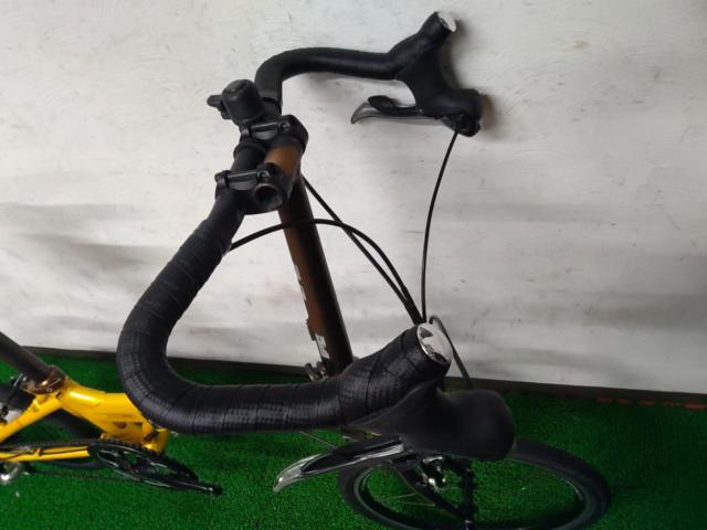 DAHON SpeedPro TT 2008年頃モデル 20×1.35インチ 3×9s アルミ折り畳み自転車 イエロー