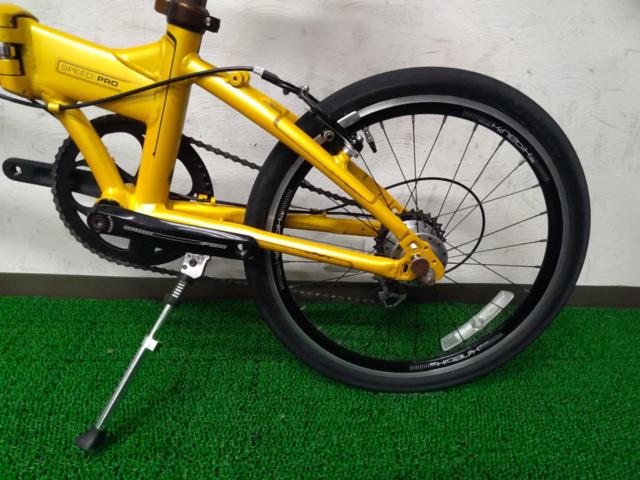 DAHON SpeedPro TT 2008年頃モデル 20×1.35インチ 3×9s アルミ折り畳み自転車 イエロー