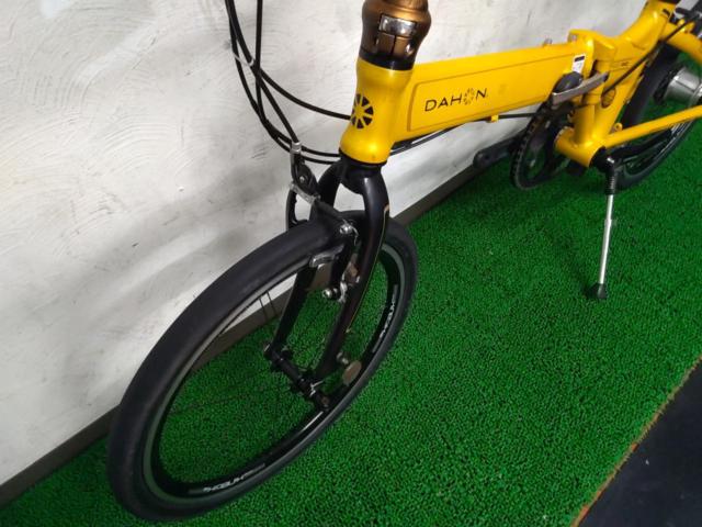 DAHON SpeedPro TT 2008年頃モデル 20×1.35インチ 3×9s アルミ折り畳み自転車 イエロー