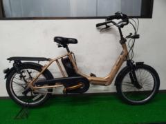 Panasonic GYUTTO ANNYS 2014年モデル 20×2.125インチ 内装3段変速 8.4Ah 電動アシスト自転車 ブラウン※フロントリム交換前提