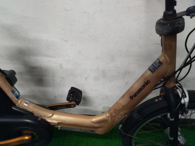 Panasonic GYUTTO ANNYS 2014年モデル 20×2.125インチ 内装3段変速 8.4Ah 電動アシスト自転車 ブラウン※フロントリム交換前提