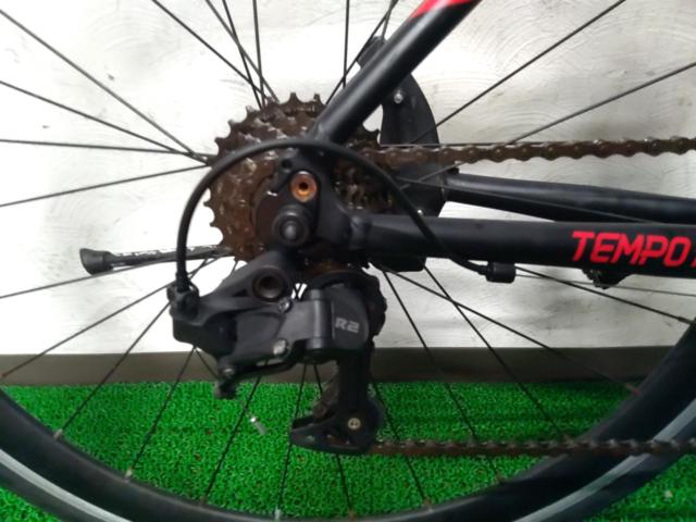 TRINX TEMPO1.5 2024年式 L-TWOO組 700×25C 2×7s アルミロードバイク ブラック サイズ:43 参考サイズ:165-175cm