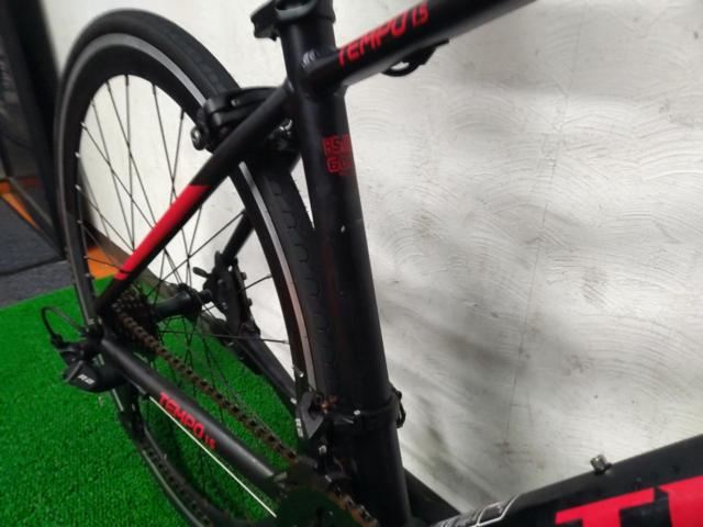 TRINX TEMPO1.5 2024年式 L-TWOO組 700×25C 2×7s アルミロードバイク ブラック サイズ:43 参考サイズ:165-175cm
