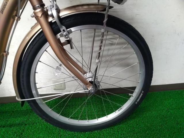 BRIDGESTONE ALUMIU MINI 22×1.75インチ 内装3段変速 シティサイクル ゴールド
