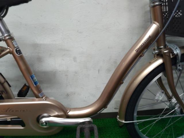 BRIDGESTONE ALUMIU MINI 22×1.75インチ 内装3段変速 シティサイクル ゴールド