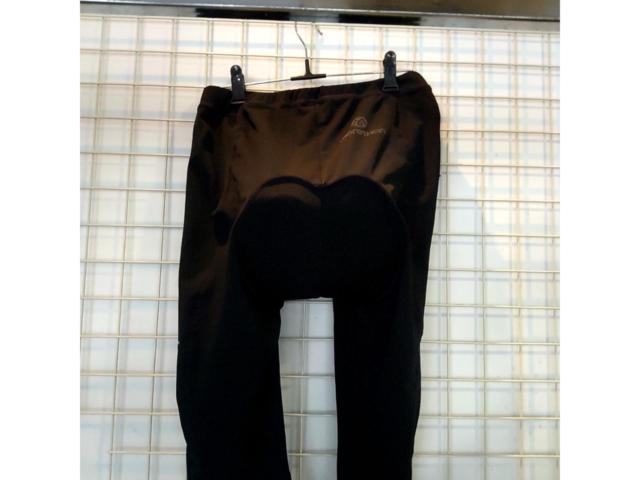 サイズ:XL morethan ロング サイクルパンツ ブラック