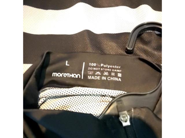 サイズ:L morethan ベスト ウインドブレーカー ブラック