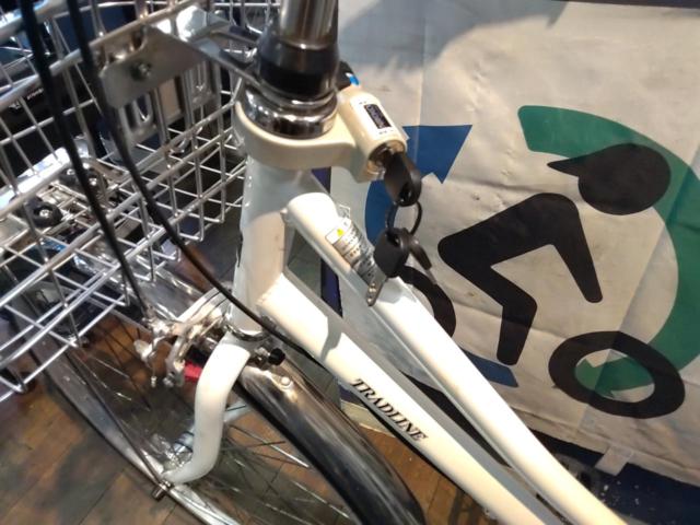 サイクルベースあさひ TRADLINE 27x1-3/8インチ 内装3段変速 シティサイクル ホワイト
