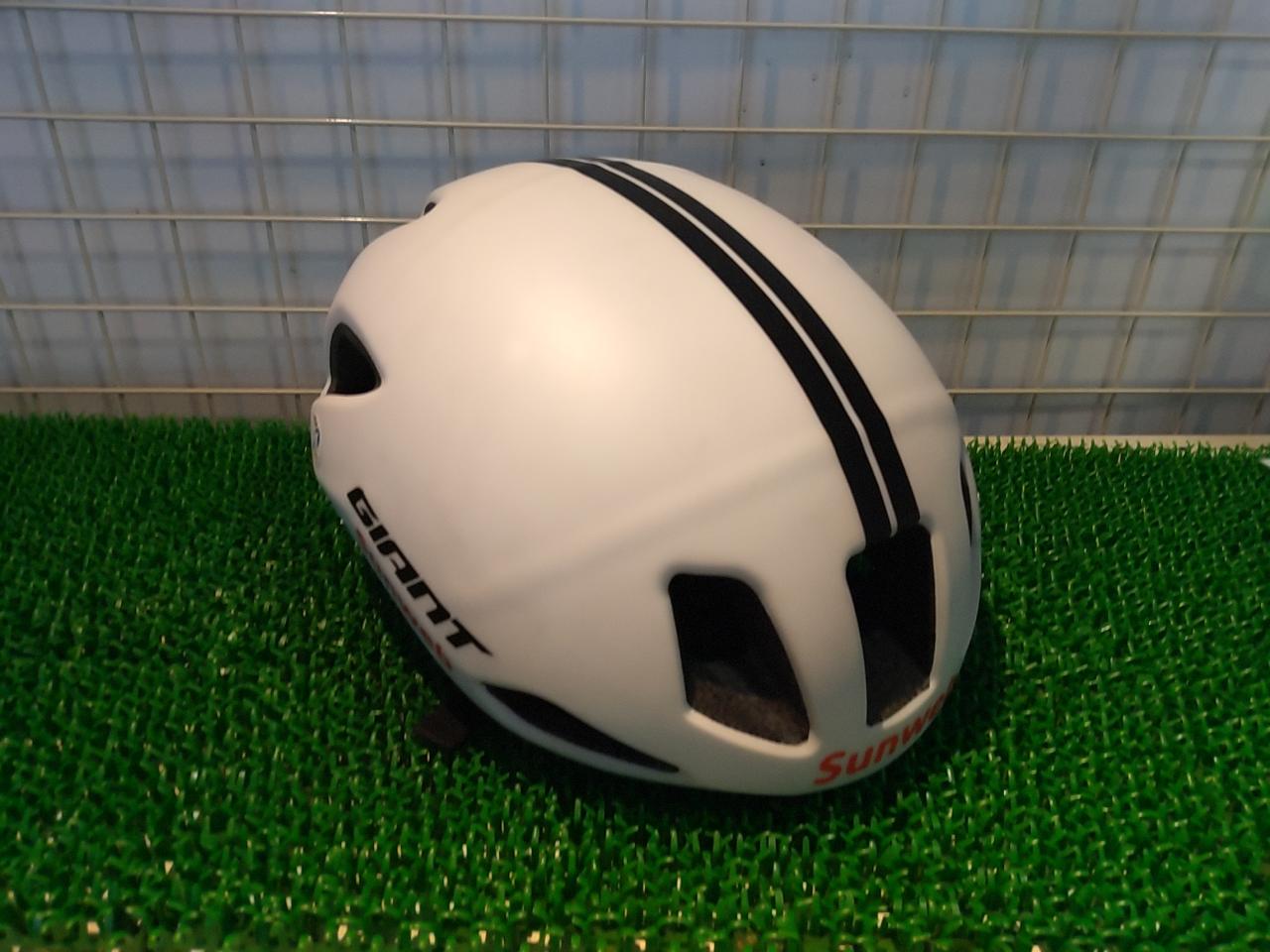 サイズ:55-61cm※クッション欠品あり GIANT Sunweb JCF規格 ホワイト
