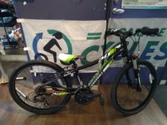 CANNONDALE TRAIL 24x1.95インチ 3-7s キッズ自転車 ブラックグリーン