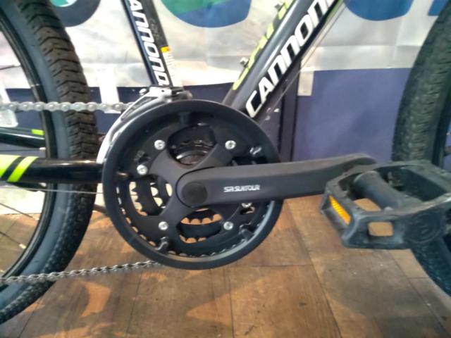 CANNONDALE TRAIL 24x1.95インチ 3-7s キッズ自転車 ブラックグリーン