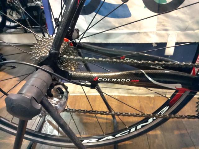 COLNAGO ARTE2.0 2009年頃モデル 105組み 700x23C 2x10S アルミバックカーボンロードバイク レッド×ブラック 参考サイズ: 165～174cm