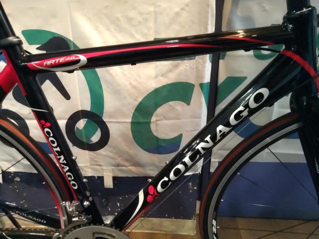 COLNAGO ARTE2.0 2009年頃モデル 105組み 700x23C 2x10S アルミバックカーボンロードバイク レッド×ブラック 参考サイズ: 165～174cm