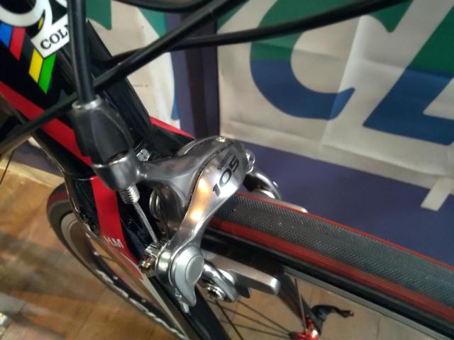 COLNAGO ARTE2.0 2009年頃モデル 105組み 700x23C 2x10S アルミバックカーボンロードバイク レッド×ブラック 参考サイズ: 165～174cm