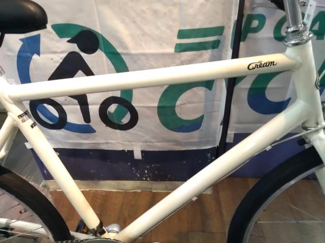 CBA(サイクルベースあさひ) Cream 26x1.5 外装6段変速 シティサイクル ホワイト サイズ:530 適応身長:170cm～