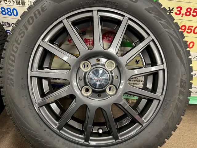 weds VELVA IGOR+ BRIDGESTONE BLIZZAK VRX2