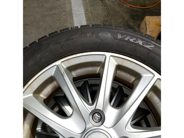 ダイハツ純正 アルミホイール+BRIDGESTONE VRX 2