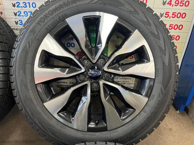 SUBARU BT5/レガシィアウトバック 純正ホイール+YOKOHAMA iceGUARD G075