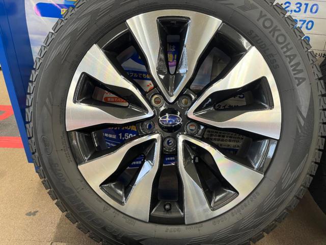 SUBARU BT5/レガシィアウトバック 純正ホイール+YOKOHAMA iceGUARD G075