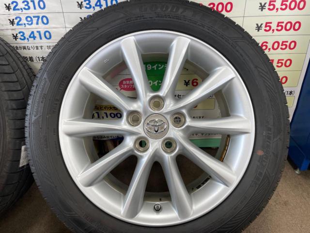 TOYOTA 50系エスティマ 中期純正ホイール  + GOODYEAR Efficient grip RVF02