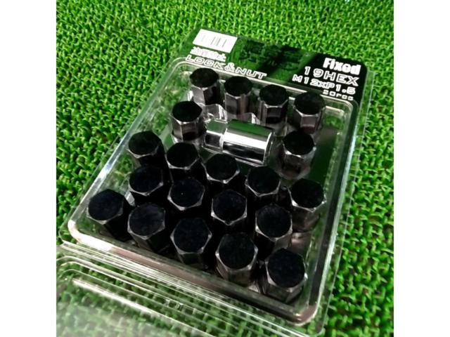 Fixed 軽合金ジュラルミン ロックナットセット 19HEX M12xP1.5