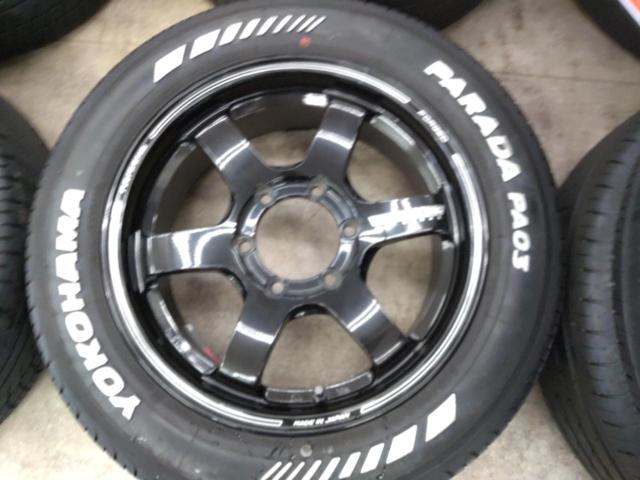 【☆ハイエースサイズ☆】RAYS VOLK RACING TE37SB + YOKOHAMA PARADA PA03