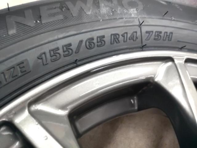 weds VELVA ZS + BRIDGESTONE NEWNO 【未使用国産タイヤ付き!適合軽自動車多数!!】