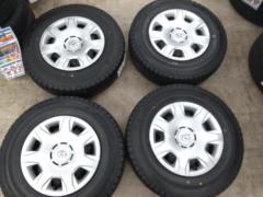 ☆新品スタッドレス☆トヨタ純正  200系ハイエース 純正スチールホイール  + KENDA ICETEC VAN’Z WR01
