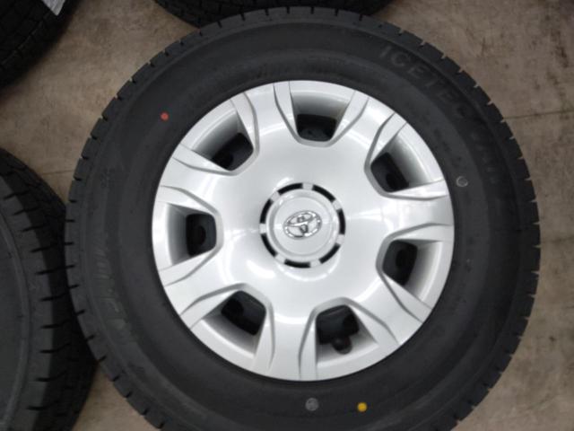 ☆新品スタッドレス☆トヨタ純正  200系ハイエース 純正スチールホイール  + KENDA ICETEC VAN’Z WR01