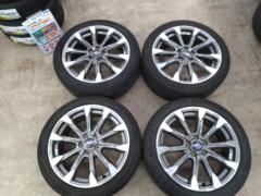 スバル純正 インプレッサスポーツ GT系純正ホイール  + PIRELLI POWERGY +MOMO OUTRUN