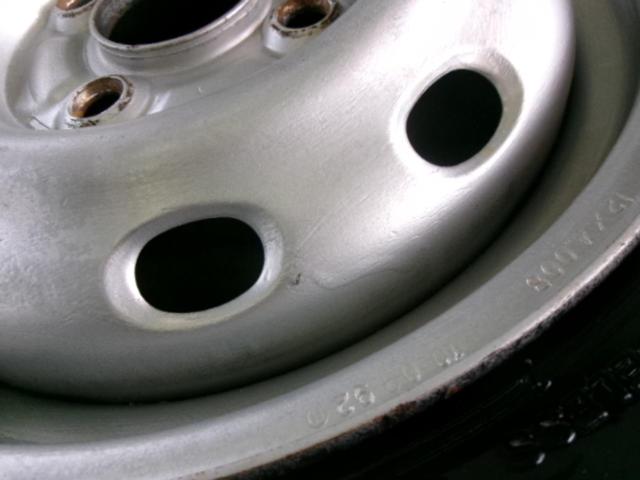 メーカー不明スチールホイール + BRIDGESTONE W300