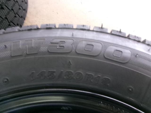 HONDA N-VAN 純正スチールホイール + BRIDGESTONE W300