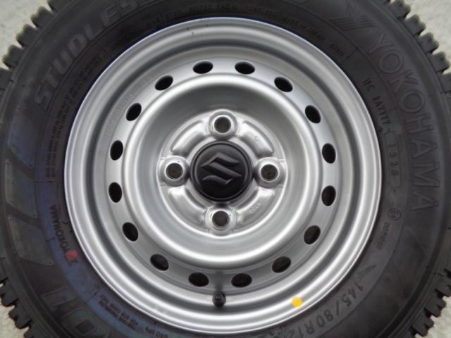 スズキ純正(SUZUKI)  キャリー純正スチールホイール  + YOKOHAMA(ヨコハマ) SY01V