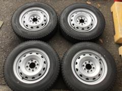 【メーカー不明】スチール+【DUNLOP】WINTER MAXX