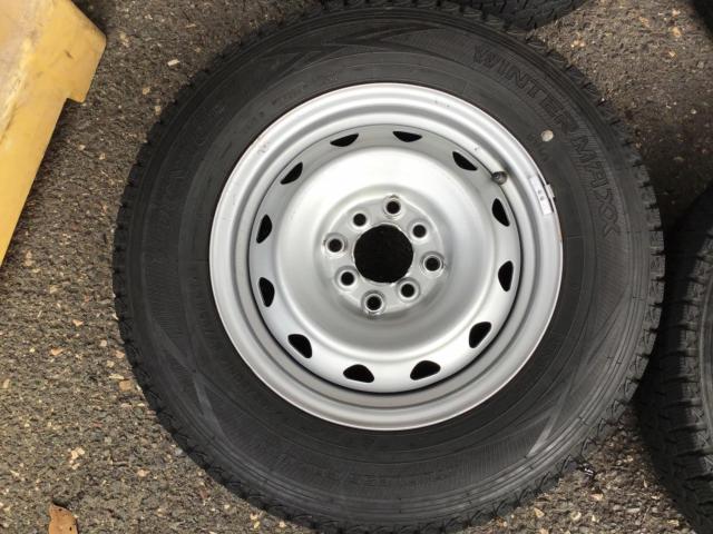 【メーカー不明】スチール+【DUNLOP】WINTER MAXX