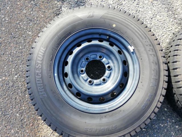 【トヨタ純正】 ハイエース純正スチール+【BRIDGESTONE】BLIZZAK VL10