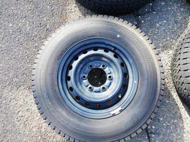 【トヨタ純正】 ハイエース純正スチール+【BRIDGESTONE】BLIZZAK VL10