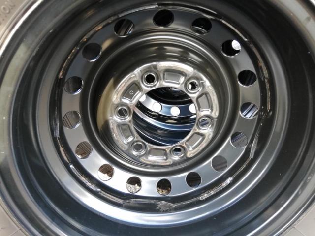 【トヨタ純正】 ハイエース純正スチール+【BRIDGESTONE】BLIZZAK VL10