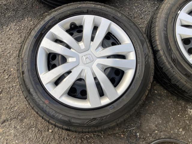 【ホンダ純正】 GR フィット純正スチール+【DUNLOP】ENASAVEEC300