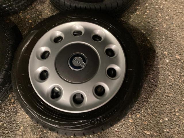 【ダイハツ純正】 ミラココア スチール+【BRIDGESTONE】NEWNO