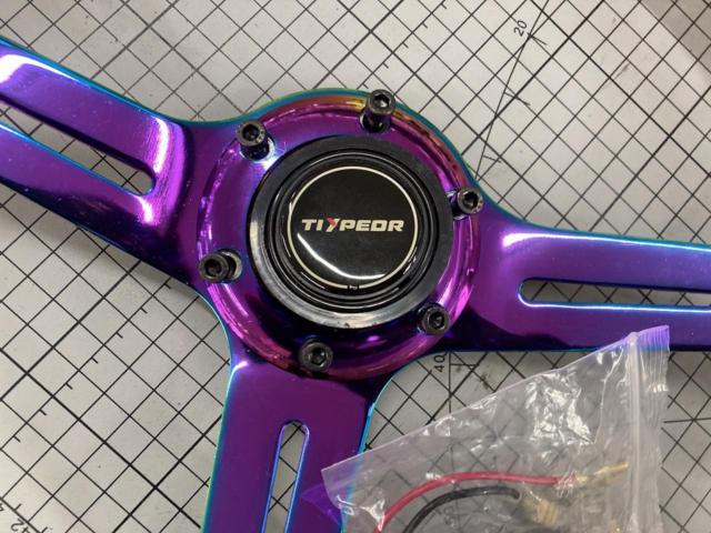 【メーカー不明】アクリルステアリング