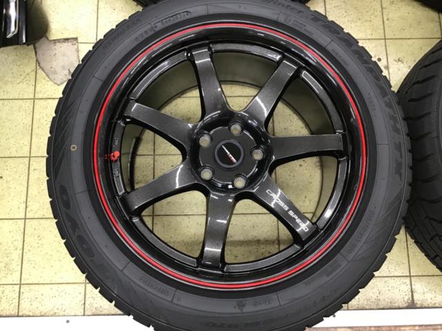 【HOT STUFF(ホットスタッフ)】CROSS SPEED(クロススピード) CR7 + 【TOYO】winter TRANPATH