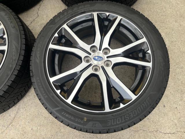 【スバル純正】 GT系インプレッサスポーツ/GK系インプレッサG4 純正アルミホイール+☆溝残りたっぷり!☆【BRIDGESTONE】BLIZZAK VRX3